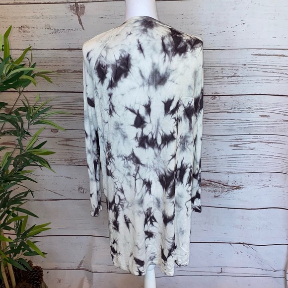 Sweet Romeo Tie Dye Jersey Open Drape Cardigan NWT - Picture 7 of 15